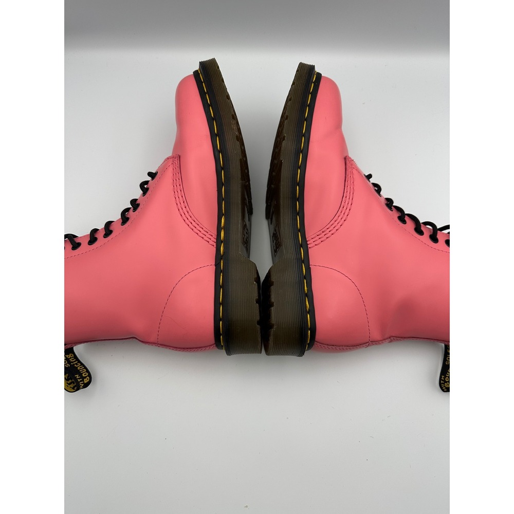 Dr Martens 1460‎ Acid Pink Smooth Leather Lace Up Combat Boots EU 39 US 8L US 7M - Picture 13 of 13